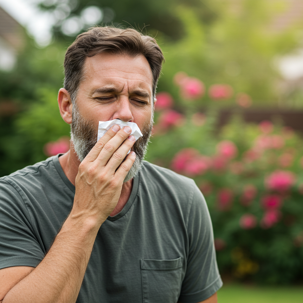 Human sneezing